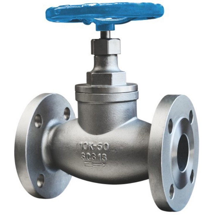 JIS 10K Japanese standard flange globe valve SCS13/SCS14/SCPH2_Tekron ...